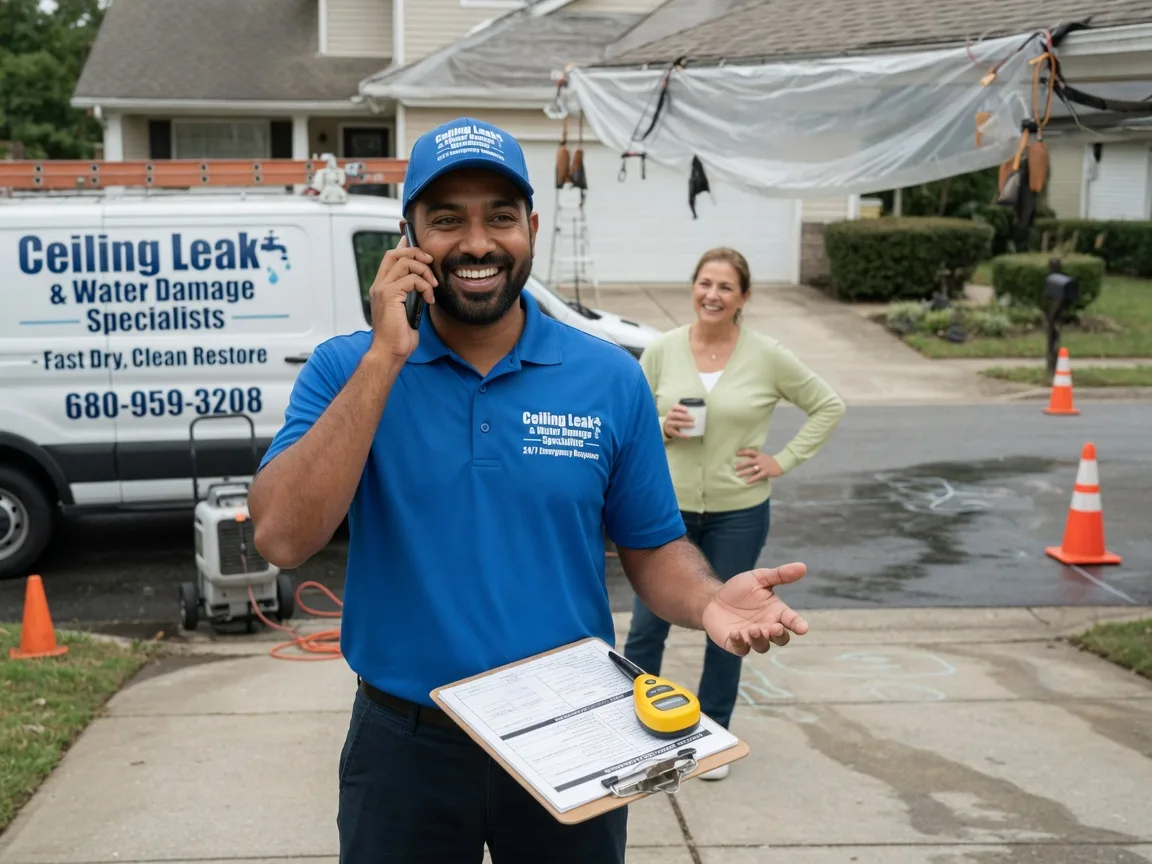Ceiling Leak Cleanup Lance Creek, WY FAQs
